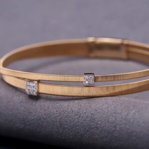 Radiant Duet Gold Bracelet