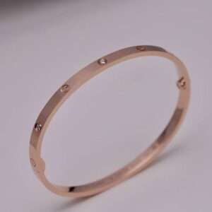 Locked in Radiance Rose Gold Bracelet