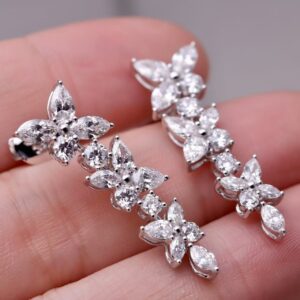 Luminous Blossom Halo Earrings