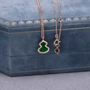 Emerald Fortune Gourd Necklace