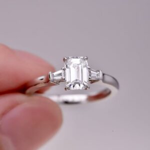 Emerald Triad Radiance Ring