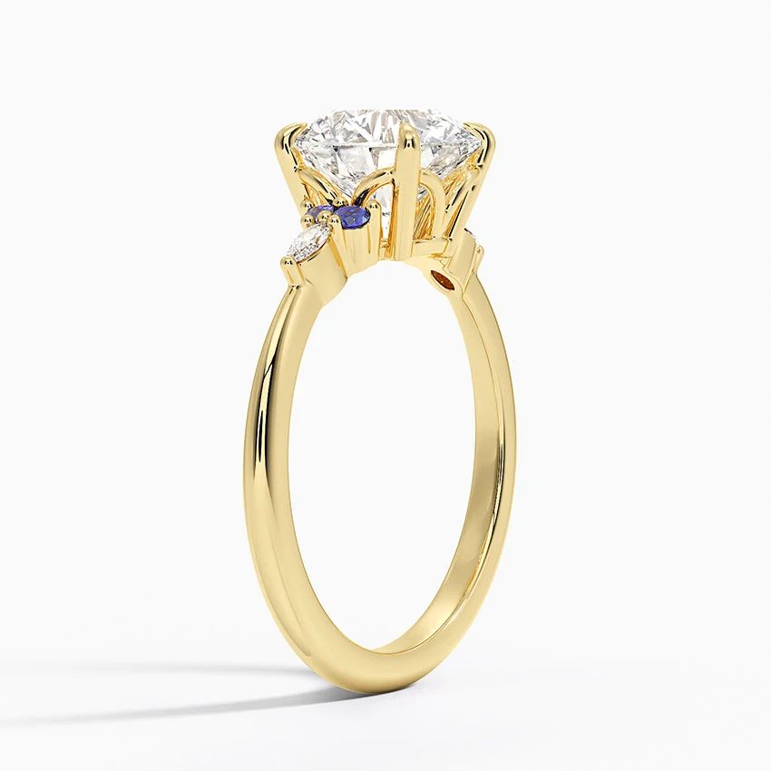 Nadia Sapphire and Diamond Ring - Gallery View 2