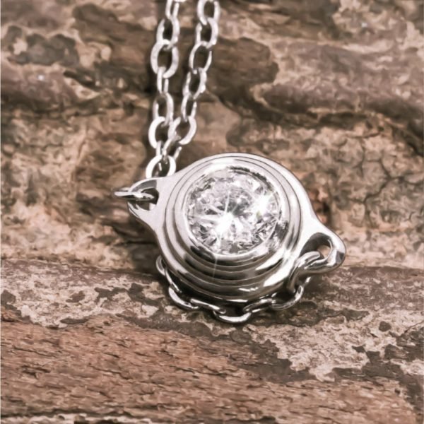 0.30ct Lab Diamond Bezel Bracelet in Silver (4) 0.30ct Lab Diamond Bezel Bracelet in Silver (4)