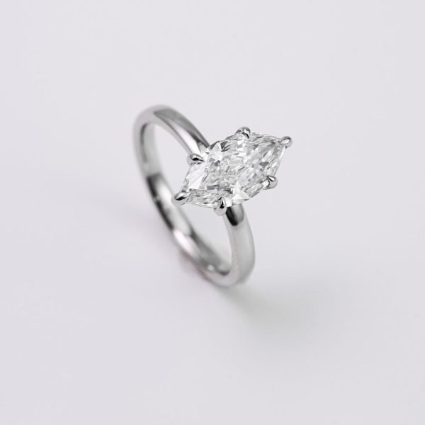 Marquise Cut Diamond Solitaire