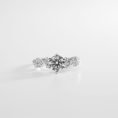 Round Brilliant Cluster-Shoulder Diamond Ring (3)