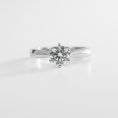 Round Brilliant Tapered-Cathedral Diamond Solitaire Ring (3)