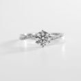 Round Brilliant Twisted Pavé Diamond Solitaire Ring (2.2)